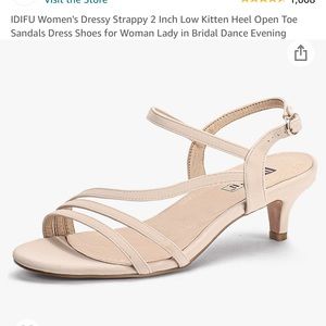 IDIFU sandal Brand new never worn got them for wedding but didn’t end up using